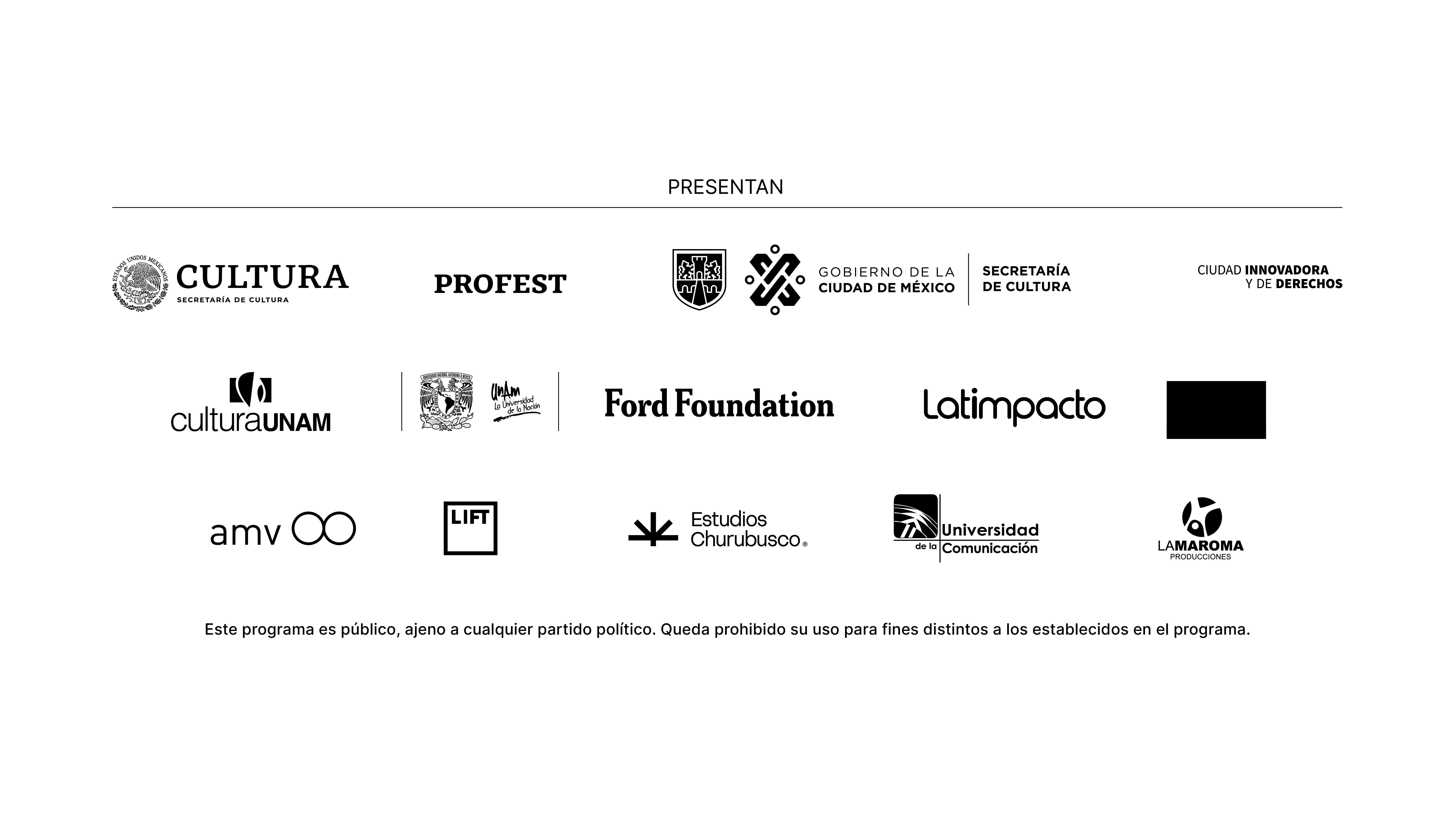 patrocinadores, presentan, 19 docsmx, 2024